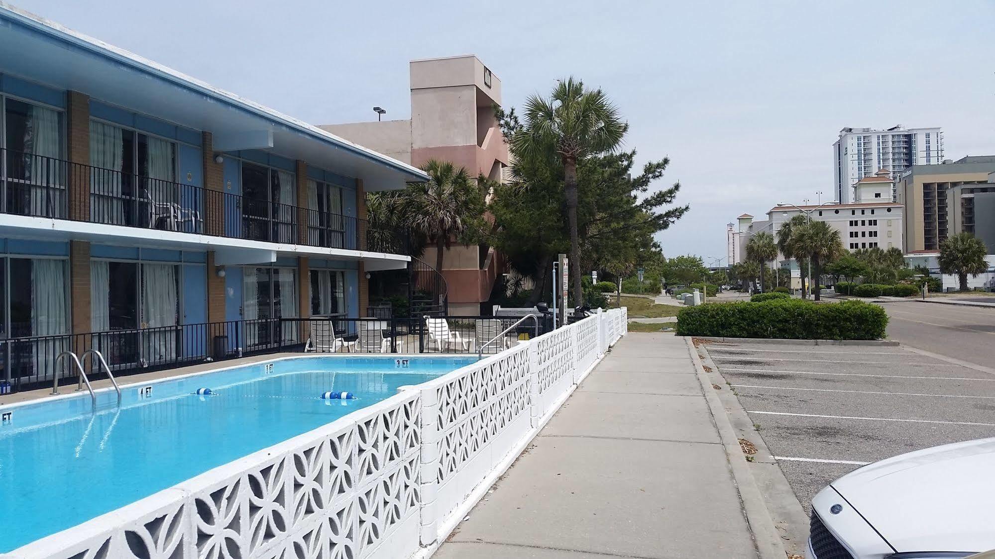 شاطئ ميرتل Carolina Tarheel Motel المظهر الخارجي الصورة