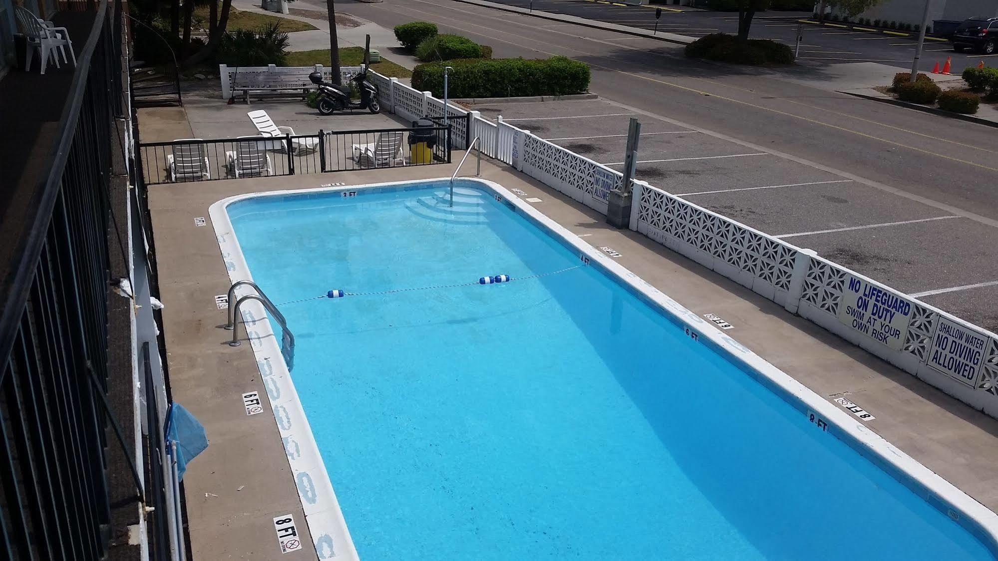 شاطئ ميرتل Carolina Tarheel Motel المظهر الخارجي الصورة